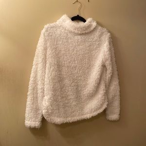 Stars Above Pullover Turtleneck XS White